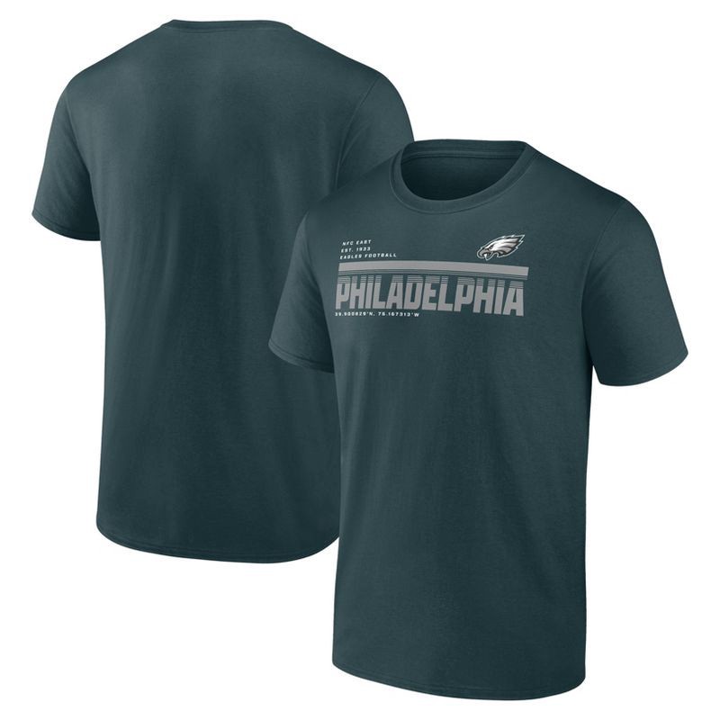 slide 3 of 3, NFL Philadelphia Eagles Men's Bi-Blend T-Shirt - M, 1 ct
