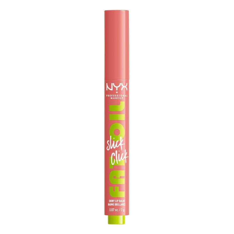 slide 1 of 10, NYX Professional Makeup Fat Oil Slick Click Tinted Lip Balm - Story or Post - 0.07oz, 0.07 oz