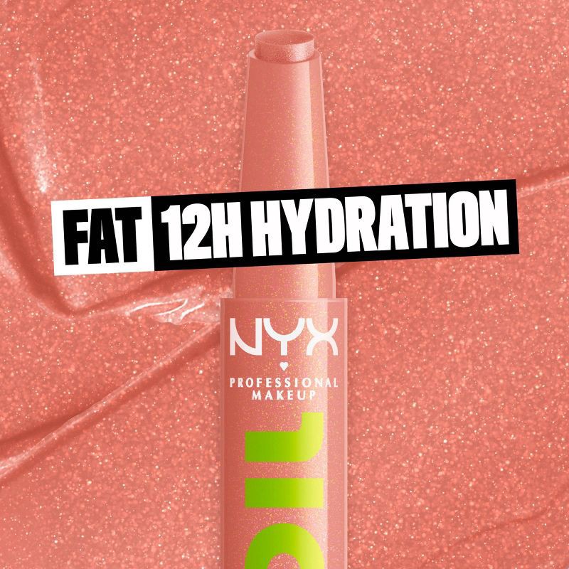 slide 6 of 10, NYX Professional Makeup Fat Oil Slick Click Tinted Lip Balm - Group Chat - 0.07oz, 0.07 oz