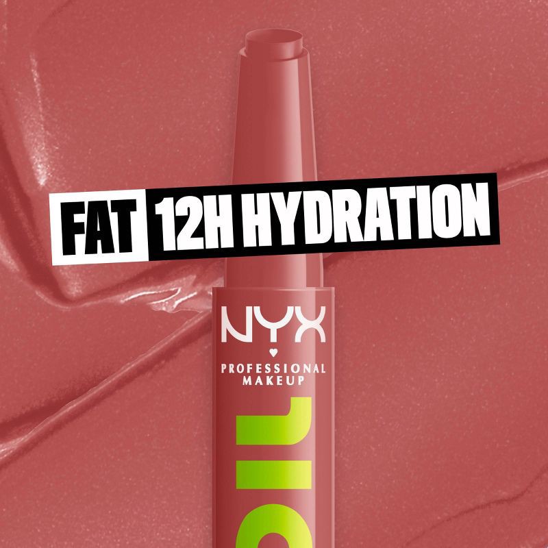 slide 6 of 10, NYX Professional Makeup Fat Oil Slick Click Tinted Lip Balm - Profile Pic - 0.07oz, 0.07 oz