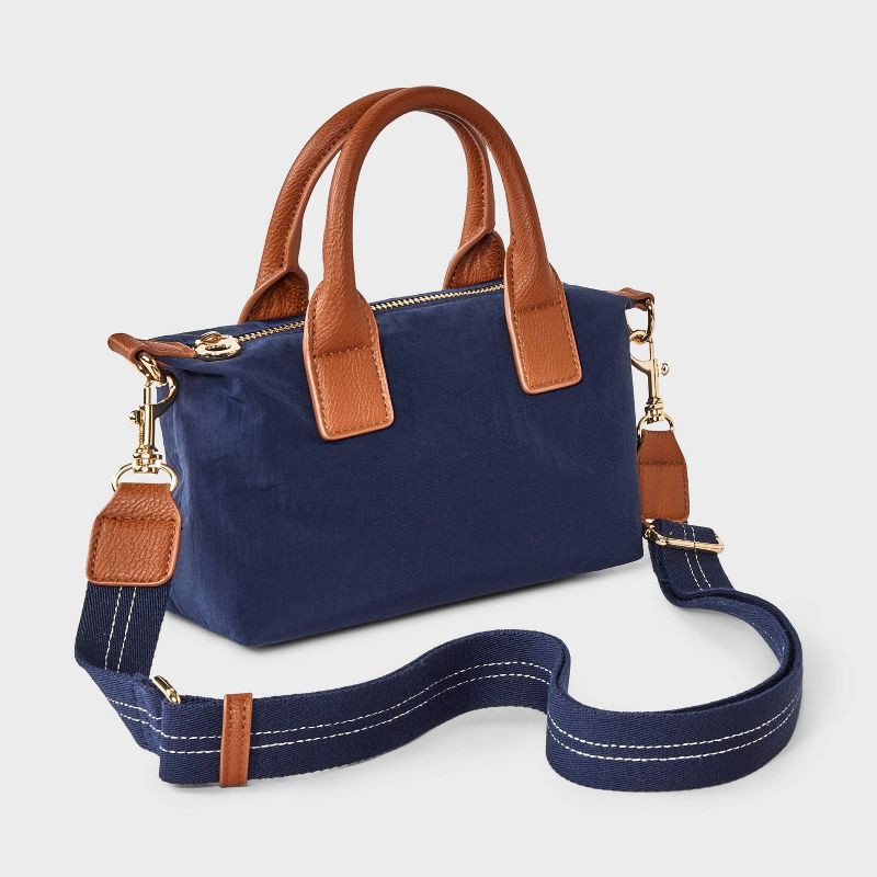 slide 3 of 5, Foundational Mini Tote Handbag - Universal Thread™ Blue, 1 ct