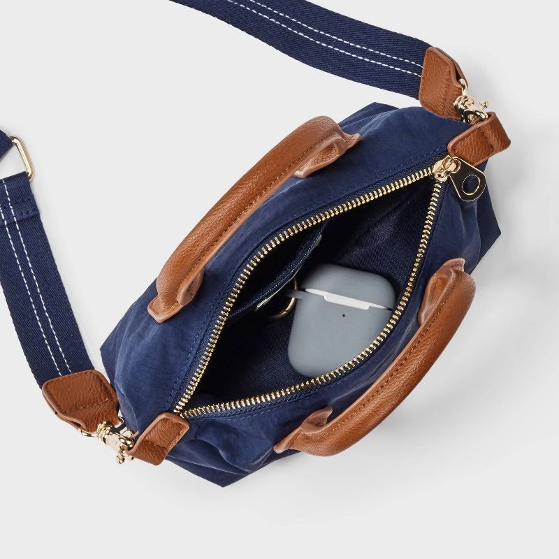 slide 4 of 5, Foundational Mini Tote Handbag - Universal Thread™ Blue, 1 ct