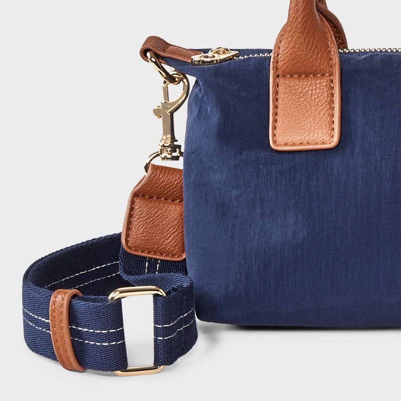 slide 5 of 5, Foundational Mini Tote Handbag - Universal Thread™ Blue, 1 ct