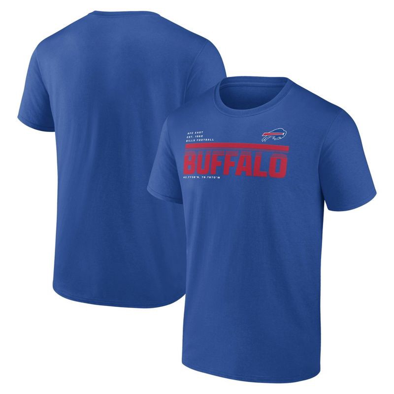 slide 3 of 3, NFL Buffalo Bills Men's Bi-Blend T-Shirt - L, 1 ct