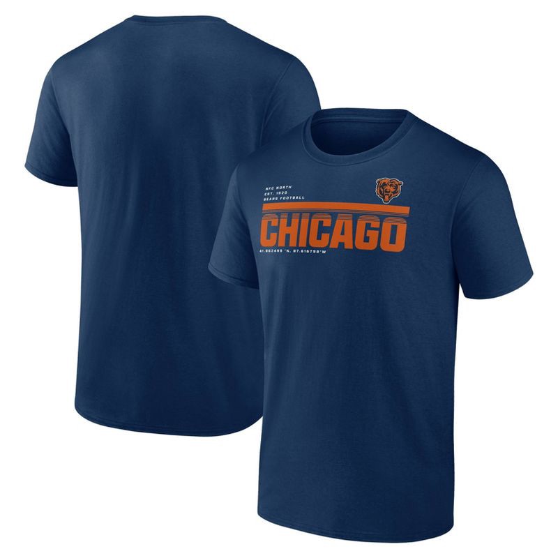 slide 3 of 3, NFL Chicago Bears Men's Bi-Blend T-Shirt - L, 1 ct