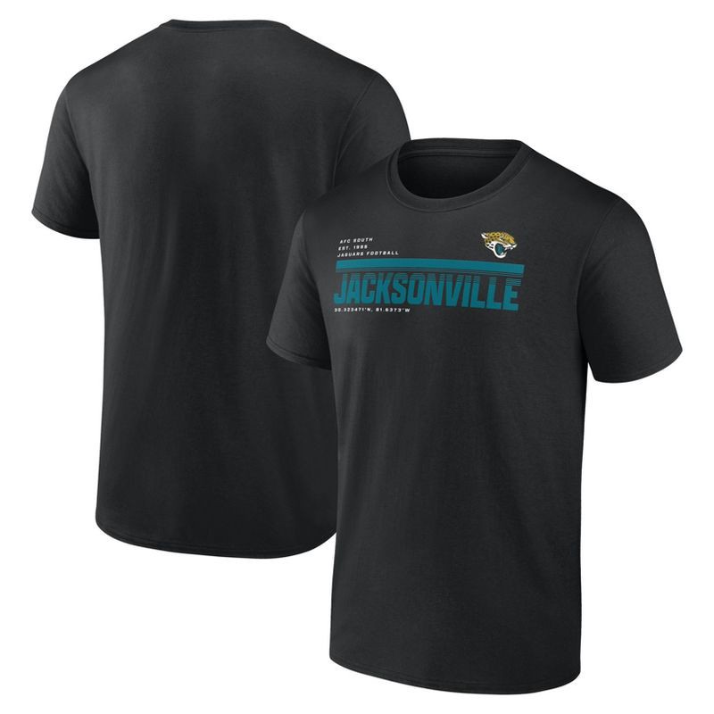 slide 3 of 3, NFL Jacksonville Jaguars Men's Bi-Blend T-Shirt - L, 1 ct