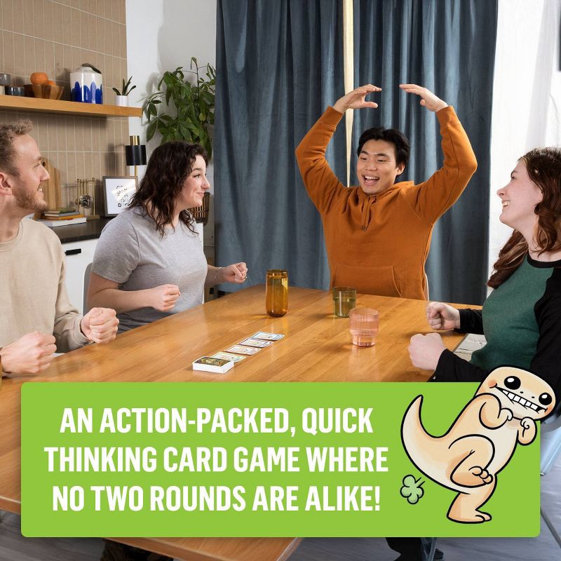 slide 4 of 10, Exploding Kittens Coyote Card Game: Social Skills Development, 10-Minute Playtime, 3+ Players, Full Game, 1 ct
