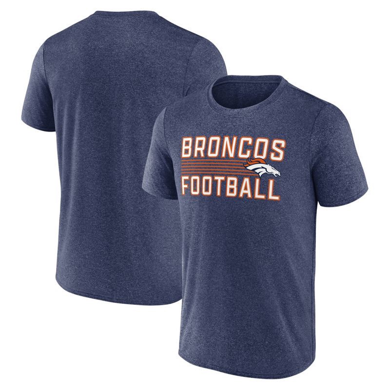 slide 3 of 3, NFL Denver Broncos Men's Athleisure T-Shirt - L, 1 ct