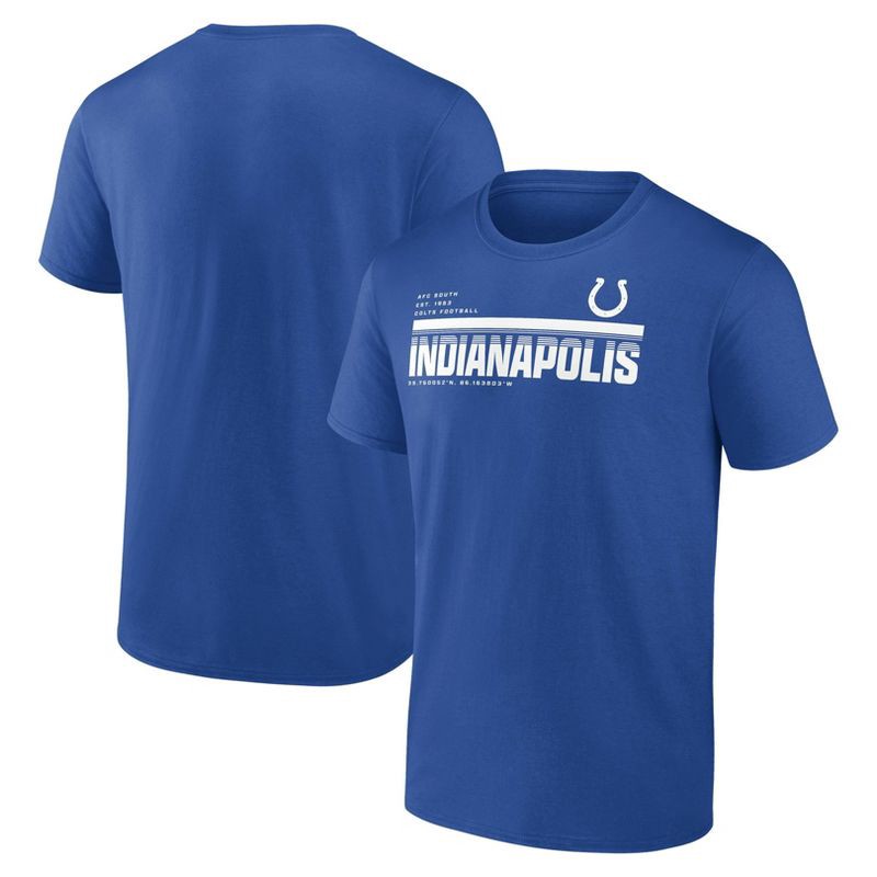 slide 3 of 3, NFL Indianapolis Colts Men's Bi-Blend T-Shirt - XL, 1 ct