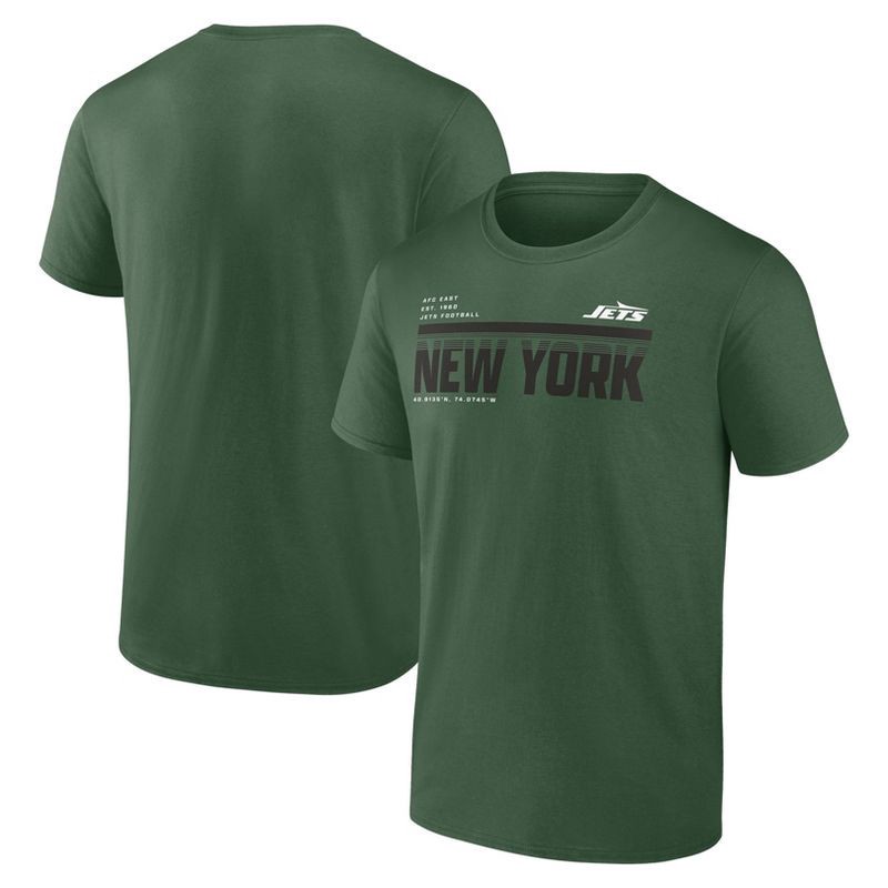 slide 3 of 3, NFL New York Jets Men's Bi-Blend T-Shirt - XL, 1 ct
