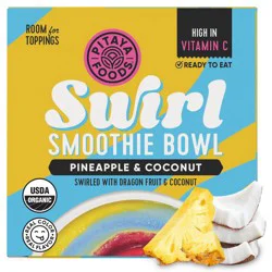 Pitaya Foods Frozen Organic Pineapple & Blue Coconut Swirl Smoothie Bowl - 8 fl oz