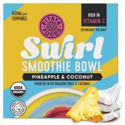 Pitaya Foods Frozen Organic Pineapple & Blue Coconut Swirl Smoothie Bowl - 8 fl oz