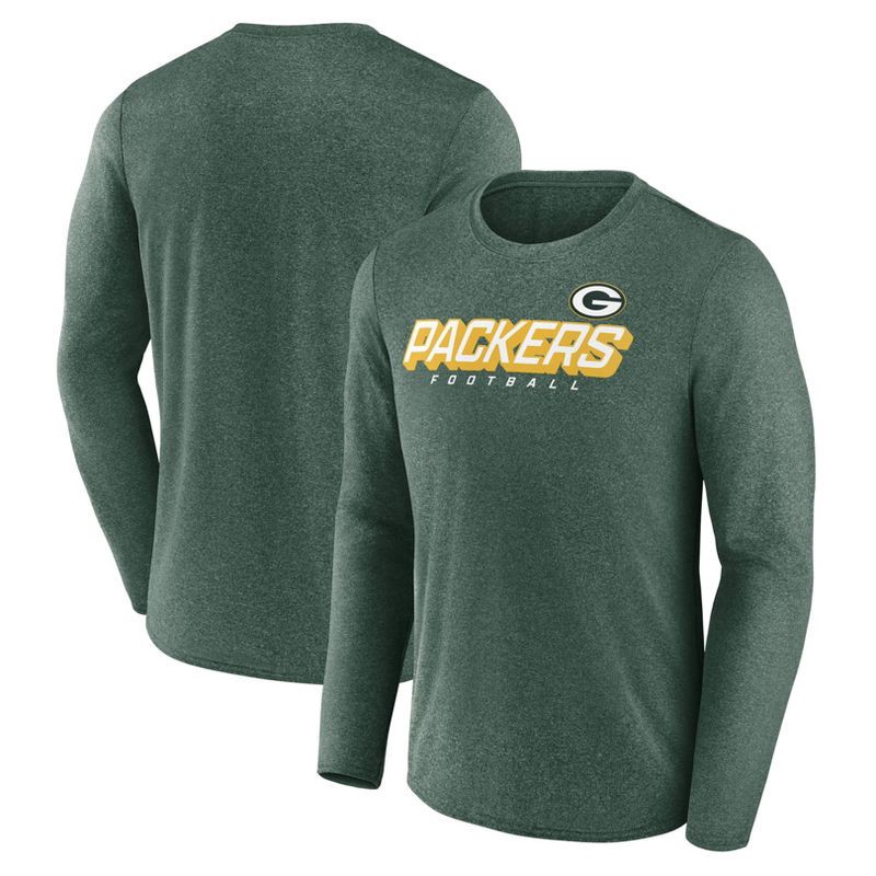 slide 3 of 3, NFL Green Bay Packers Men's Athleisure Long Sleeve T-Shirt - S, 1 ct