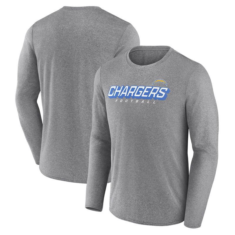 slide 3 of 3, NFL Los Angeles Chargers Men's Athleisure Long Sleeve T-Shirt - S, 1 ct