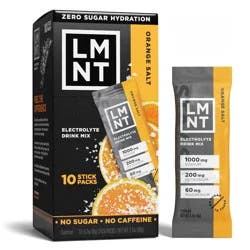 LMNT Zero-Sugar Electrolytes Drink - Orange Salt - 2.1oz/10ct