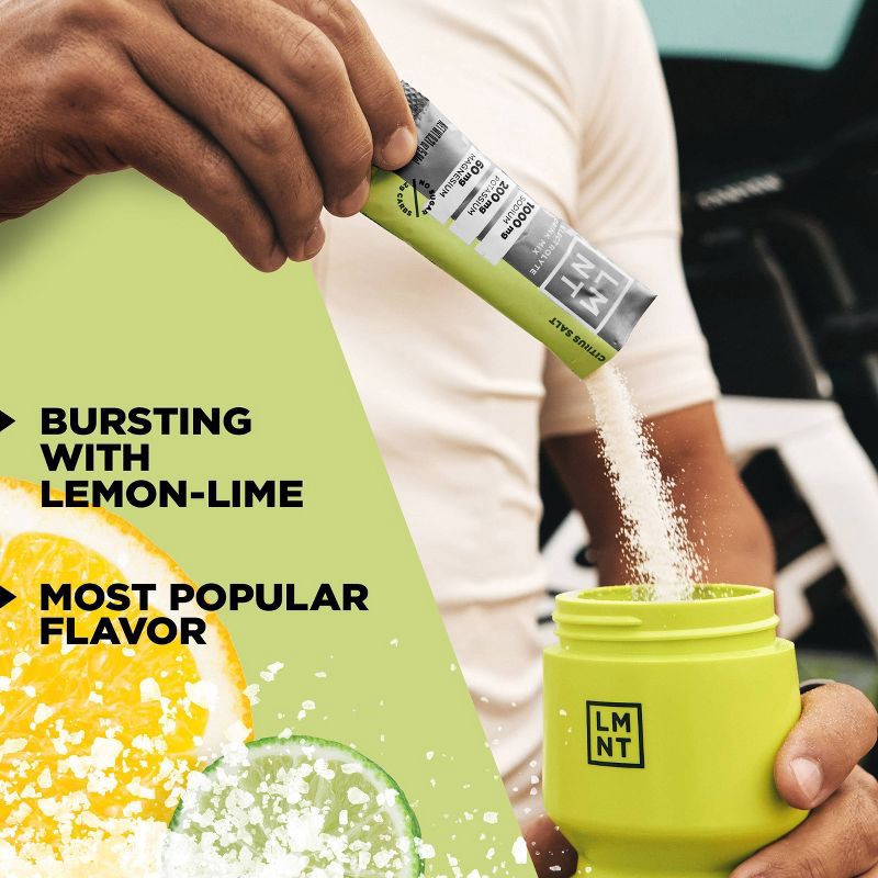 slide 4 of 5, LMNT Zero-Sugar Electrolytes Drink - Citrus Salt - 2.1oz/10ct, 2.1 oz, 10 ct