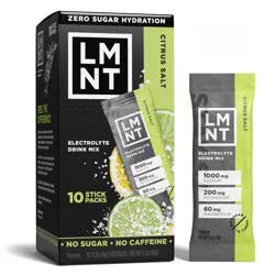 LMNT Zero-Sugar Electrolytes Drink - Citrus Salt - 2.1oz/10ct