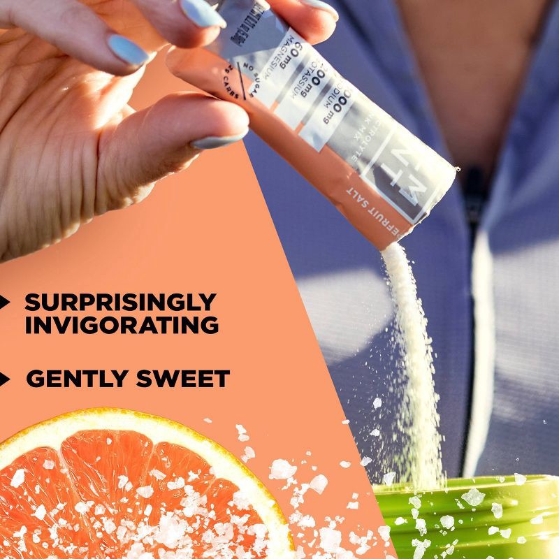 slide 5 of 5, LMNT Zero-Sugar Electrolytes Drink - Grapefruit Salt - 2.1oz/10ct, 2.1 oz, 10 ct