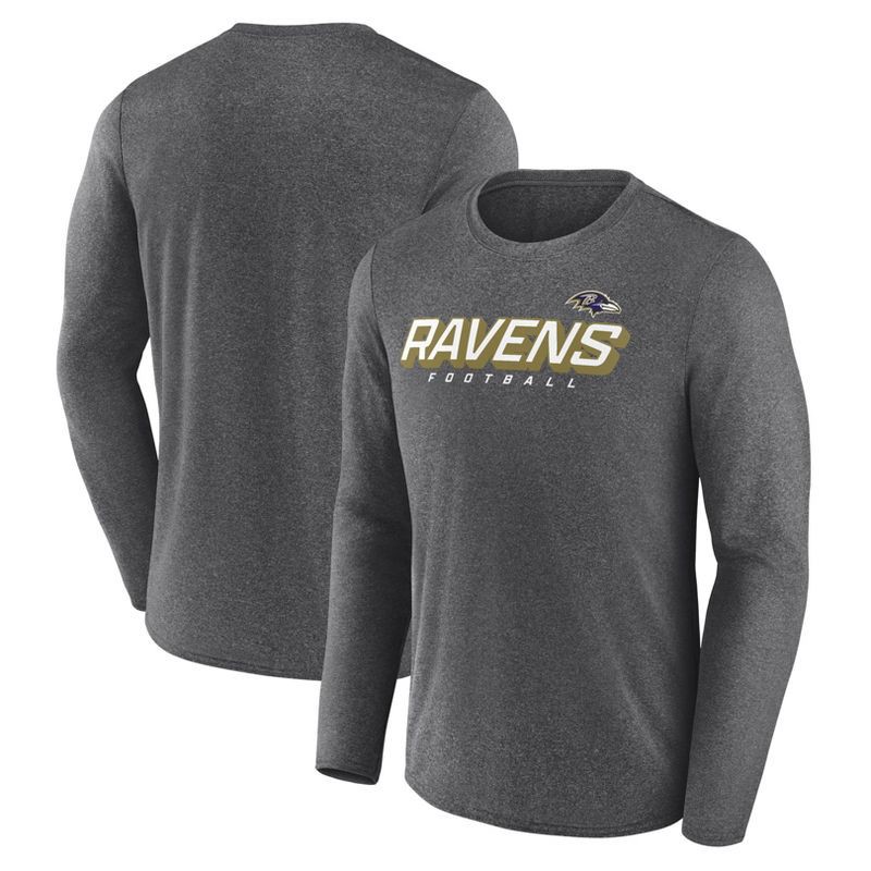 slide 3 of 3, NFL Baltimore Ravens Men's Athleisure Long Sleeve T-Shirt - L, 1 ct