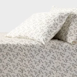 King 400 Thread Count Christmas Holiday Performance Sheet Set Holly - Threshold™