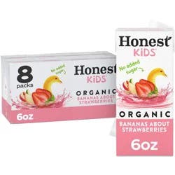 Honest Kids' Organic Strawberry Banana Juice Drink - 8pk/6 fl oz Boxes