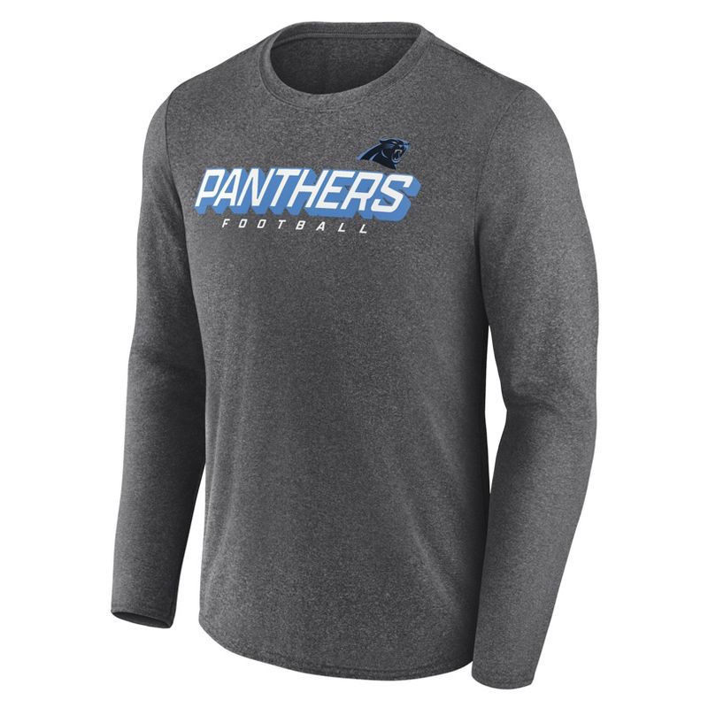slide 1 of 3, NFL Carolina Panthers Men's Athleisure Long Sleeve T-Shirt - XXL, 1 ct
