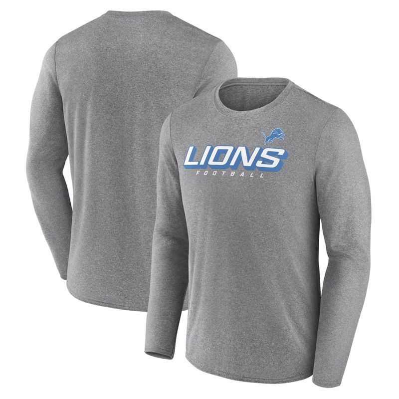 slide 3 of 3, NFL Detroit Lions Men's Athleisure Long Sleeve T-Shirt - XXL, 1 ct