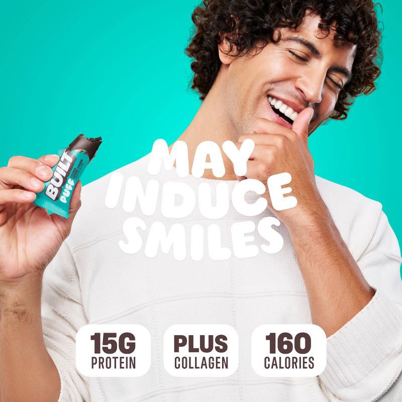 slide 4 of 4, Built Bar Cookie Dough Chunk Puff Protein Bars - 15g Protein - 6.2oz/4ct, 15 gram, 6.2 oz, 4 ct