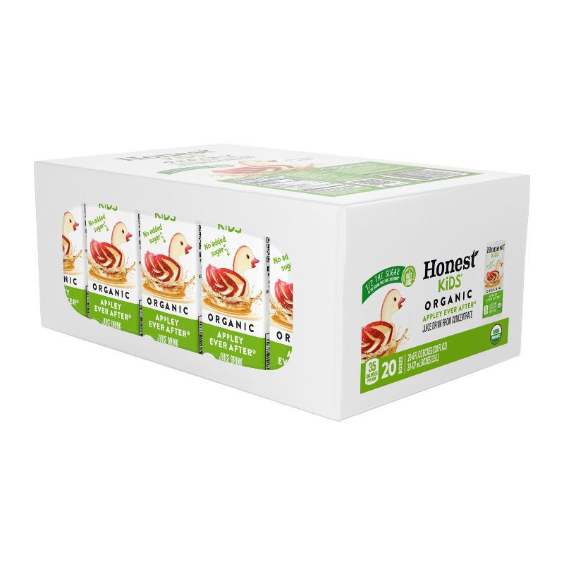 slide 2 of 8, Honest Kids Organic Apple Juice Drink - 20pk/6 fl oz Boxes, 20 ct, 6 fl oz