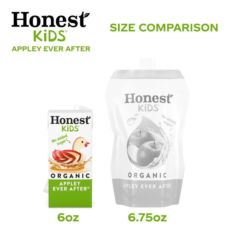 slide 4 of 8, Honest Kids Organic Apple Juice Drink - 20pk/6 fl oz Boxes, 20 ct, 6 fl oz