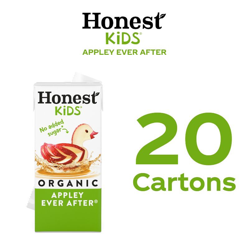 slide 5 of 8, Honest Kids Organic Apple Juice Drink - 20pk/6 fl oz Boxes, 20 ct, 6 fl oz