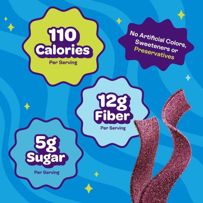 slide 4 of 4, JOYRIDE Sour Blue Raspberry Strips - 1.7oz, 1.7 oz