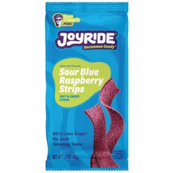 JOYRIDE Sour Blue Raspberry Strips - 1.7oz