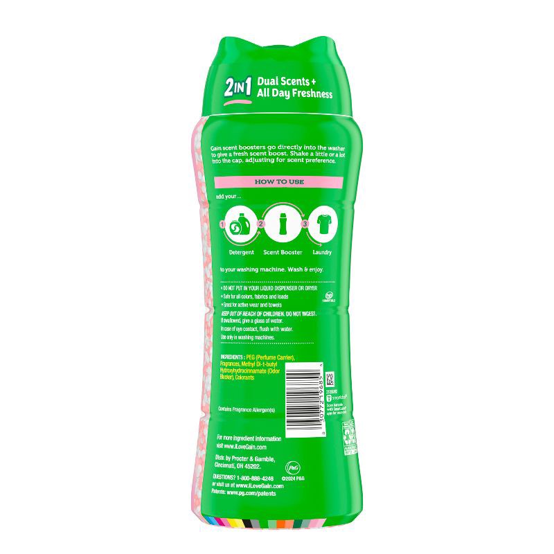 slide 11 of 11, Gain Tango Laundry Beads - Strawberry Shea - 21.1oz, 21.1 oz