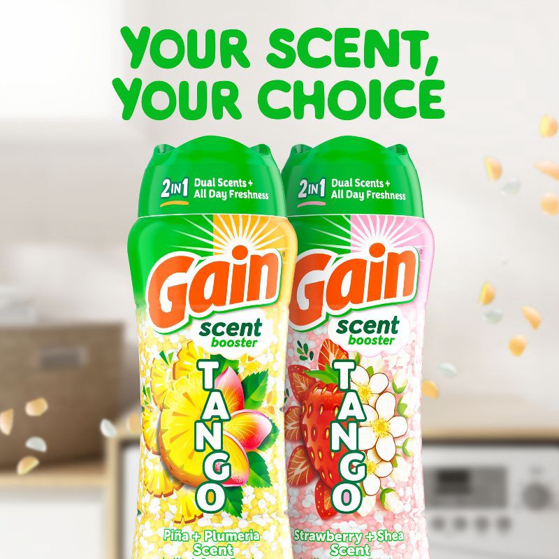 slide 6 of 11, Gain Tango Laundry Beads Pina Plumeria Scent Booster Beads - 21.1oz, 21.1 oz