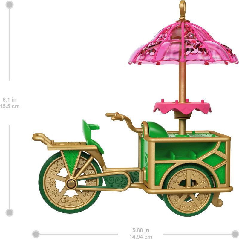 slide 2 of 6, Universal Pictures' Wicked Emerald City Dessert Cart Toy with Cart, Small Doll & 7 Accessories, 1 ct