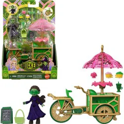Universal Pictures' Wicked Emerald City Dessert Cart Toy with Cart, Small Doll & 7 Accessories