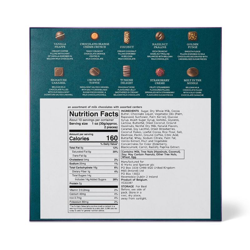 slide 2 of 4, M&S Milk Chocolate Selection - 10.58oz, 10.58 oz
