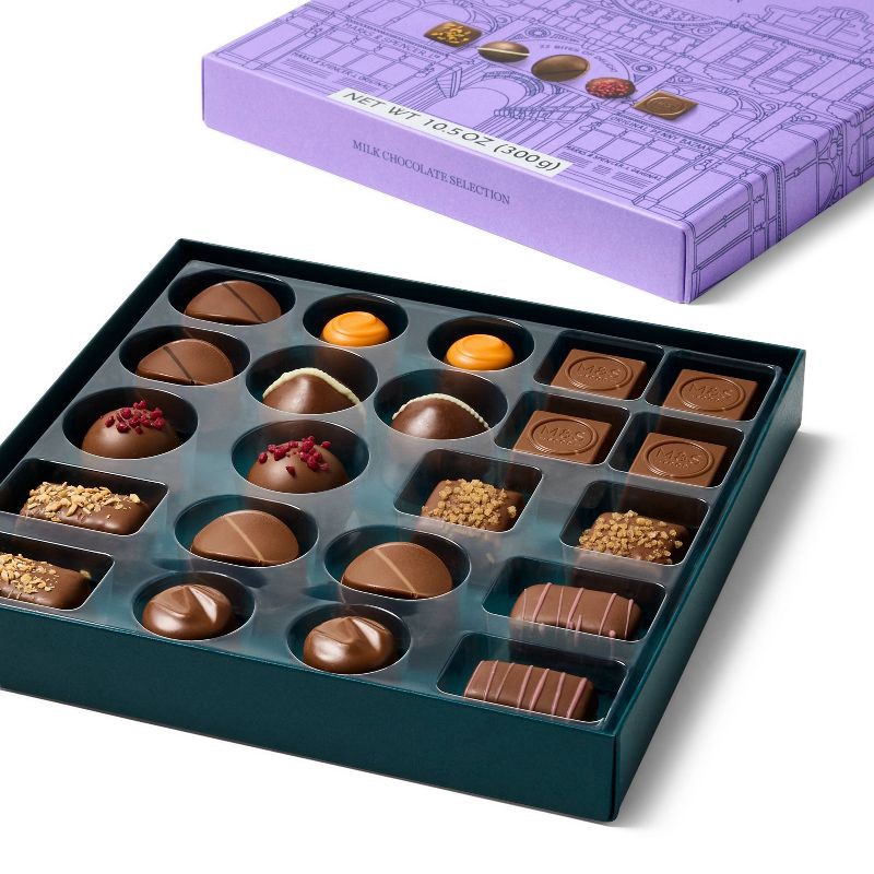 slide 3 of 4, M&S Milk Chocolate Selection - 10.58oz, 10.58 oz