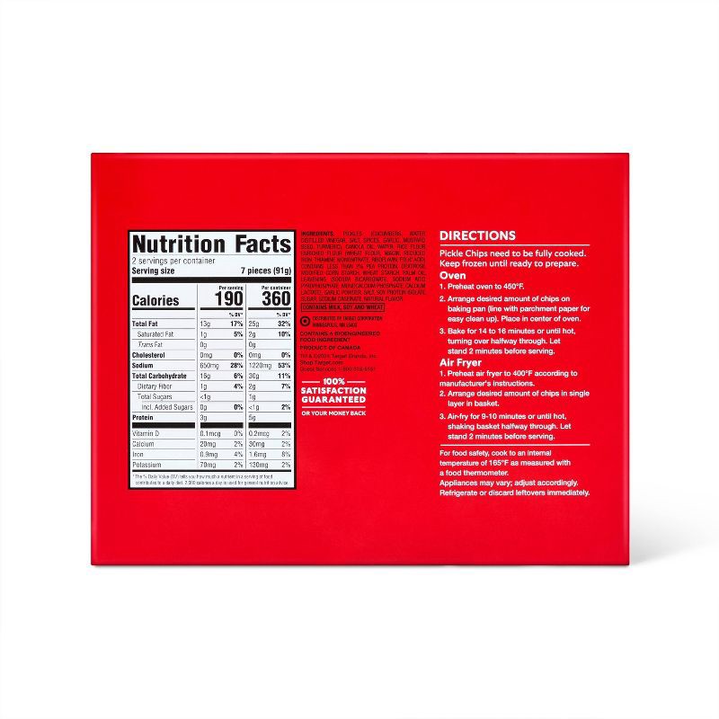 slide 2 of 4, Frozen Fried Pickle Chips - 6oz - Market Pantry™, 6 oz