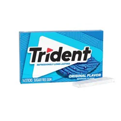 Trident Original Wallet Chewing Gums - 14pc