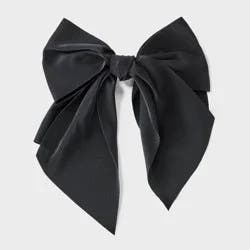 Floral Bow Hair Barrette - Wild Fable™ Black