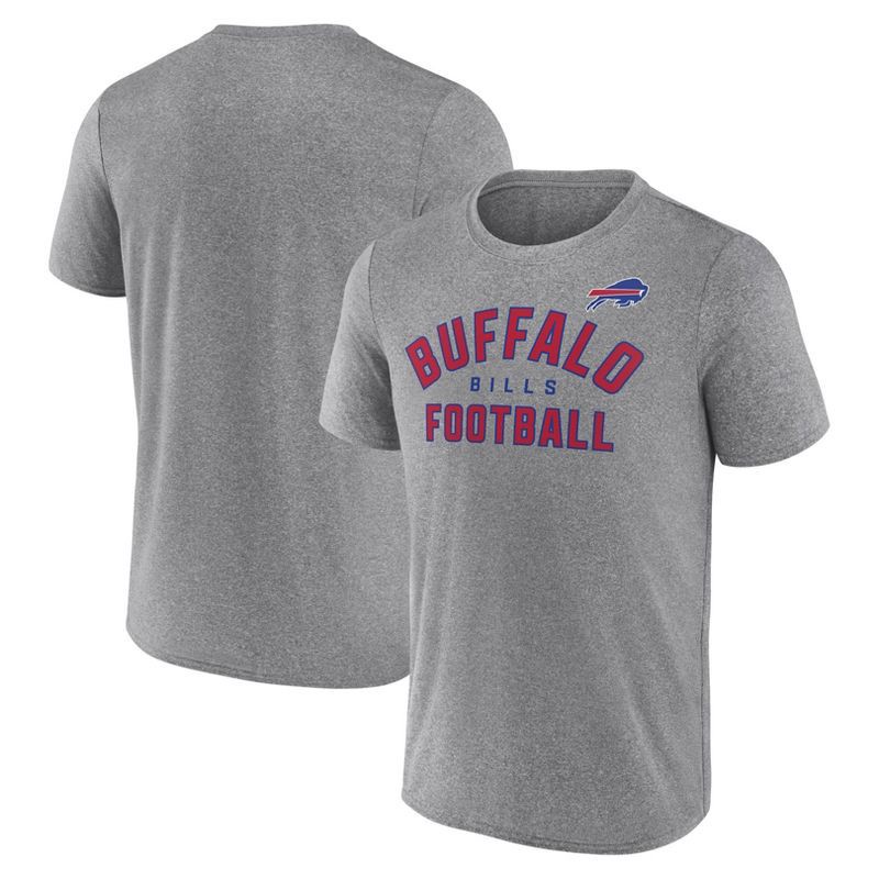 slide 3 of 3, NFL Buffalo Bills Men's Gray Athleisure T-Shirt - S, 1 ct