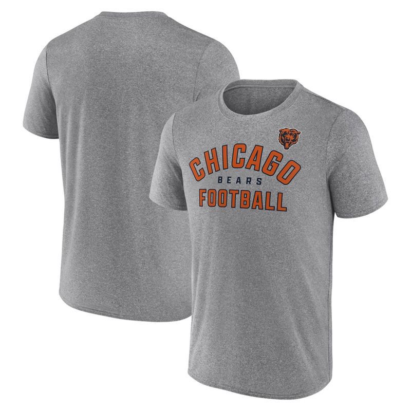 slide 3 of 3, NFL Chicago Bears Men's Gray Athleisure T-Shirt - S, 1 ct