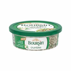 Boursin Crumbles Garlic and Herbs Cheese - 4oz
