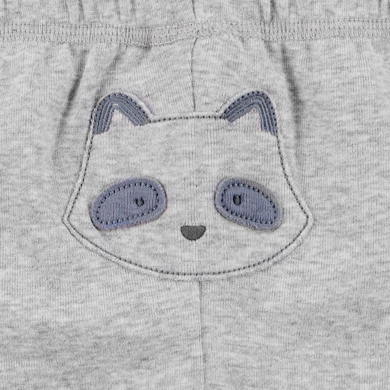 slide 4 of 5, Carter's Just One You® Baby Boys' 3pc Racoon Printed Bodysuit Set - Gray 6M, 3 ct