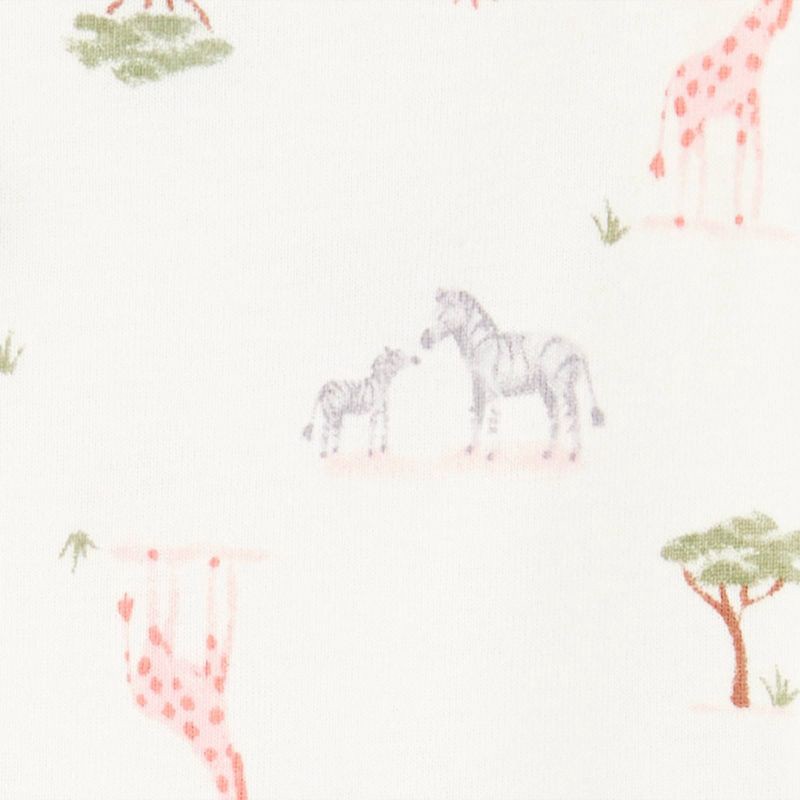 slide 3 of 5, Carter's Just One You® Baby Girls' 3pc Striped Giraffe Bodysuit Set - Pink 6M, 3 ct