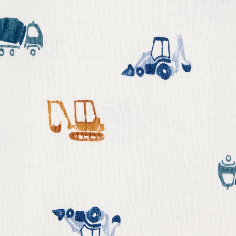 slide 3 of 5, Carter's Just One You® Baby Boys' 3pc Construction Printed Bodysuit Set - Blue 6M, 3 ct