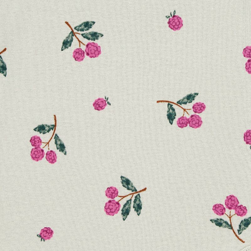 slide 3 of 4, Carter's Just One You® Baby Girls' 3pc Raspberry Fruit Printed Bodysuit Set - Green 3M, 3 ct