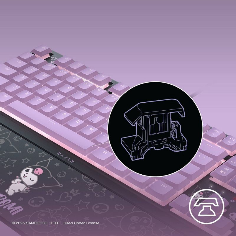 slide 3 of 9, Razer Ornata V3 Tenkeyless - Kuromi Edition Keyboard, 1 ct